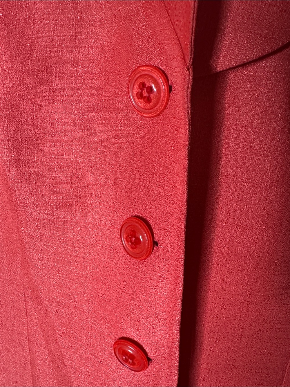 Le Suit Coral Pink 2-Piece Skirt Suit Set Size 6 Career Office - Picture 6 of 13